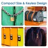 GIVERARE 4 Pack TSA Approved Travel Luggage Locks with Keys,