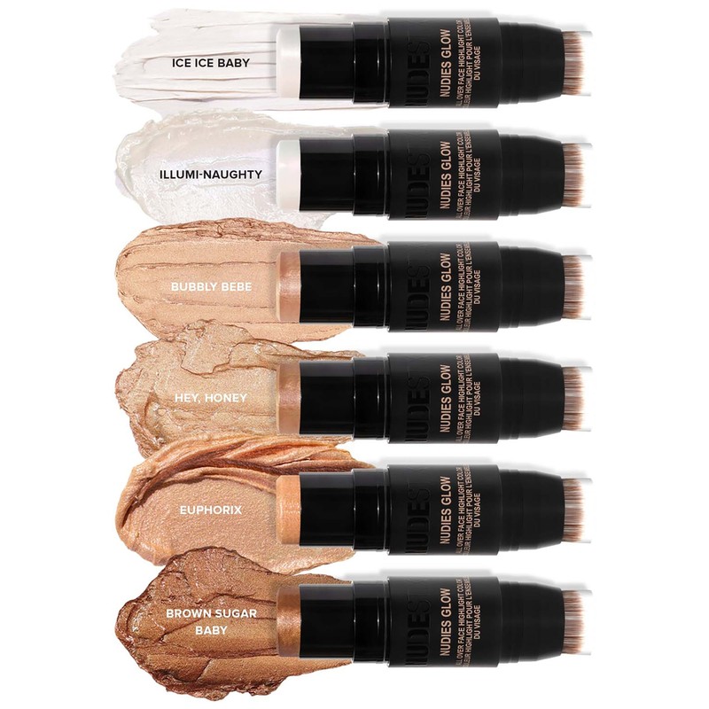 NUDESTIX Nudies Glow All Over Face Highlight Colour 8g (Various