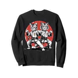 Karate Cat Tiger Karate Gi Karate Japanese Stuff Karate Sweatshirt
