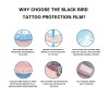 Blackbird Rollo Protector Para La Curación De Tatuajes 15cm X