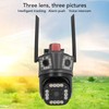 Outdoor 3 Lens Security Camera IP66 Waterproof 2 Way Talk