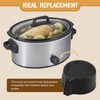 Crockpot Control Knobs Replacement 0.25" Shaft for Hamilton Beach 33665G