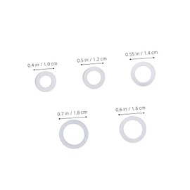 Gatuida 1 Box Oil Drain Plug Gasket, Copper Oil Crush Washer Car Accessories for Oil Drain Plug Washer Gaskets Seals Replacement