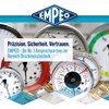 'Pressure Gauge NG63 – 1-0 9bar, G1/4 Back, Vacuum –