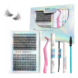 Kit Pestañas Postizas 280 Diy Extensiones 30d 40d 10~14mm