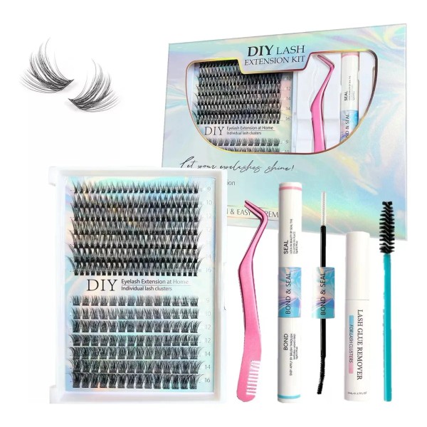 Kit Pestañas Postizas 280 Diy Extensiones 30d 40d 10~14mm