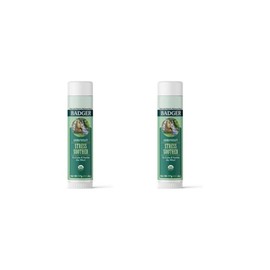 Badger Stress Soother Balm Essential Oil Balm 2 Pack, 17g / Badger 뱃저 Stress Soother Balm 에센셜 오일 밤 2팩, 17g