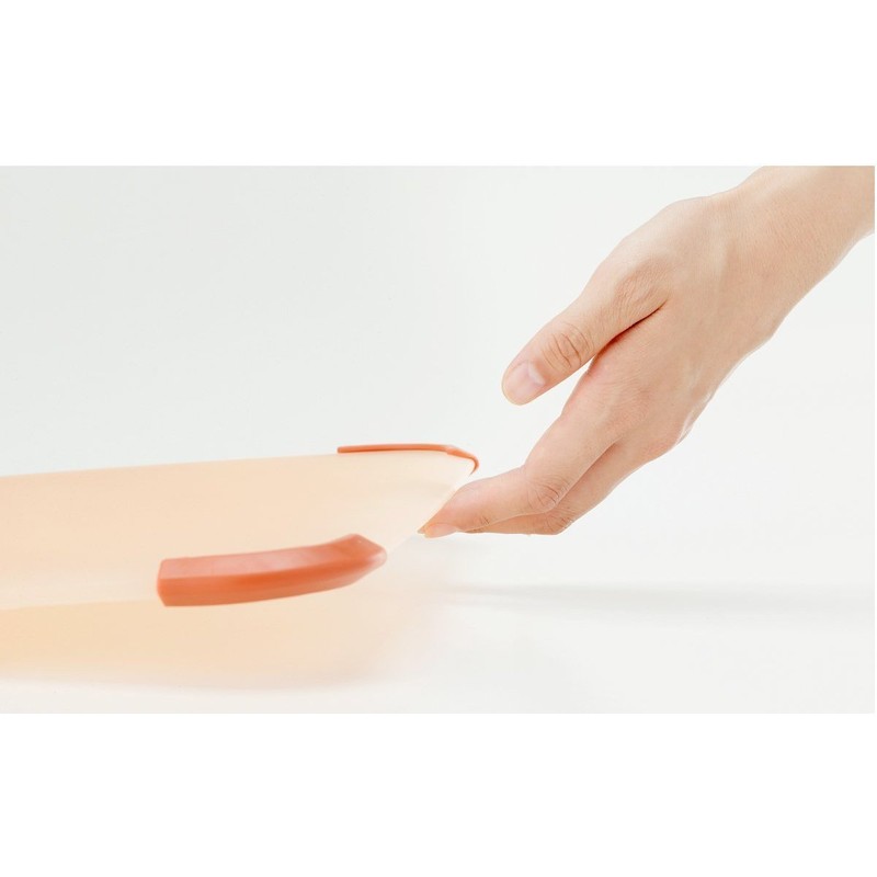 リス まな板 抗菌 すべり止め付 スカイブルー W35×D24.8×H12.5cm リベラリスタ