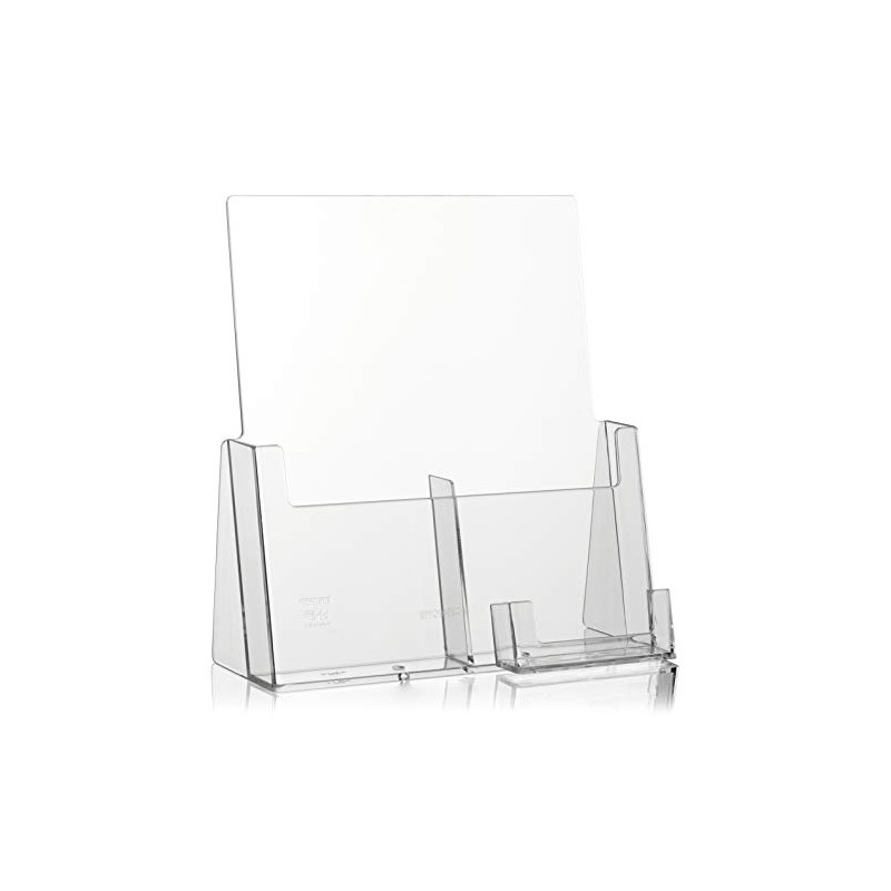 Brochure Stand for Flyer in DIN Long Format with 2