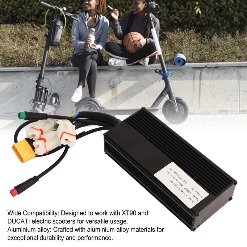Scooter Speed Controller 48V 1200W Aluminium Alloy Circuit Protection Motor