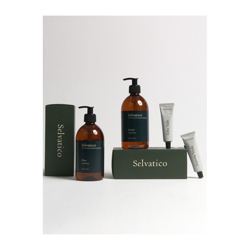 Liquid Soap 500ml + Hand Solution 30ml 2-pack SET (Choose