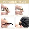 LIANGQI Pack of 30 Spring Cord Locks with 2-Hole Practical