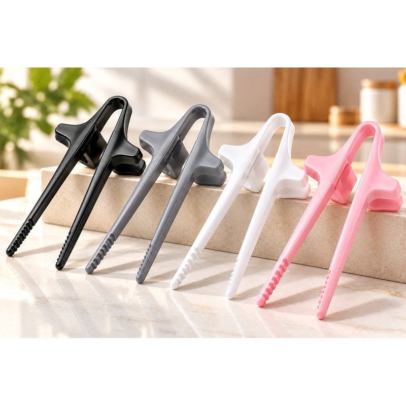 Finger Chopsticks for Gaming & Snacking – Wearable Plastic Snack