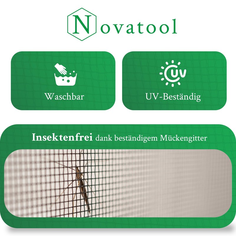 Fly Screen Window 150 x 180 cm Anthracite Can Be