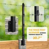 TPHUC Fence Post Extender, 31'' Barbed Wire Extension Arms for