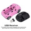 Wireless Mouse, Ultra-Thin 2.4GP Wireless Bluetooth Mouse óptico Mute Mouse,Car
