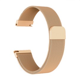 Watch Band Magnetic Watch Band Smartwatch Band 4 Colors Width 0.7 inches (18 mm) 0.8 inches (20 mm) 0.9 inches (22 mm) Replaceable Band Mesh Band Milanese Band, rosegold