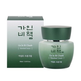 Gain B Book Green Houttuynia cordata Moisture Cream 60ml Medicinal Buckwheat Soothing Care Wrinkle Improvement Whitening Function / 가인비책 청 어성초 수분크림 60ml 약모밀 진정케어 주름개선 미백기능성