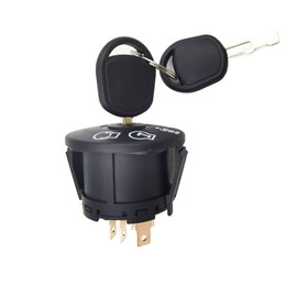 532193350 Ignition Switch with 2 Keys for 6900-49P1 33457 21546319 193350 725-07527 Compatible with Husqvarna, Craftsman, AYP, Delta, Poulan Lawn Tractor, 4 Position 7 Terminals Starter Ignition