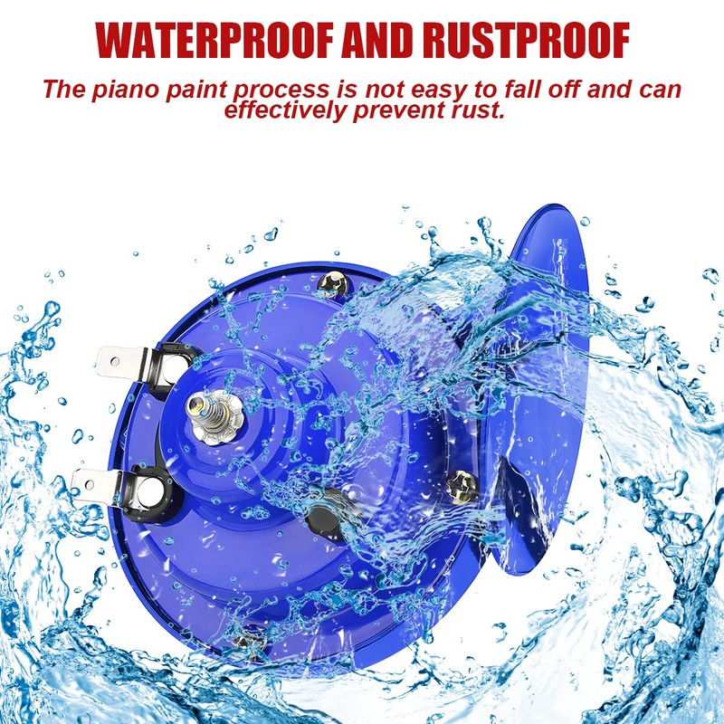 Super Loud Train Horns, Car Waterproof Durable Air Electric Snail