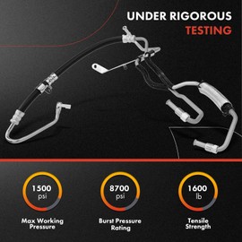 A-Premium Power Steering Pressure & Return Hoses Line Assembly Compatible with Scion tC 2005 2006 2007 2008 2009 2010, 2.4L, Gear to Cooler