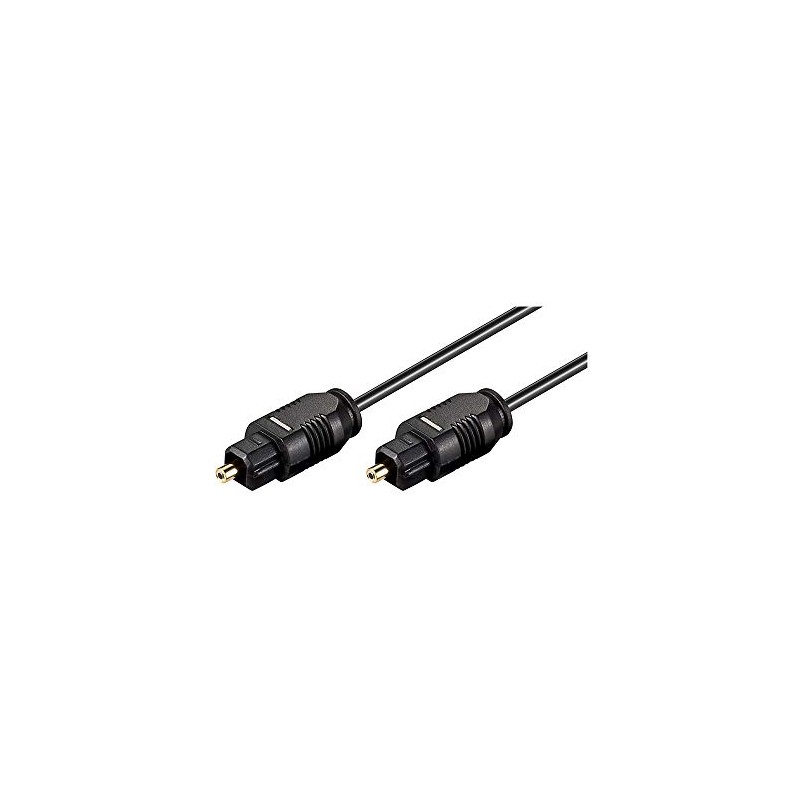Goobay 51217 Optical Cable, Black, 2.2 mm Diameter, 1.5 m