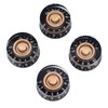4PCS Electric Guitar Bass Knobs Potentiometer Knob Caps for Volume