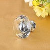 16Pcs Crystal Glass Cabinet Knob Diamond Shape 40mm Drawer Cupboard