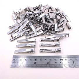 50 Packs Sturdy Alligator Hair Clips French Barrettes Hair Snap Clips Hairpins for Curl Clips Hair Styling DIY Crafting Hair Bow Accessories (Alligator Clips 45mm)