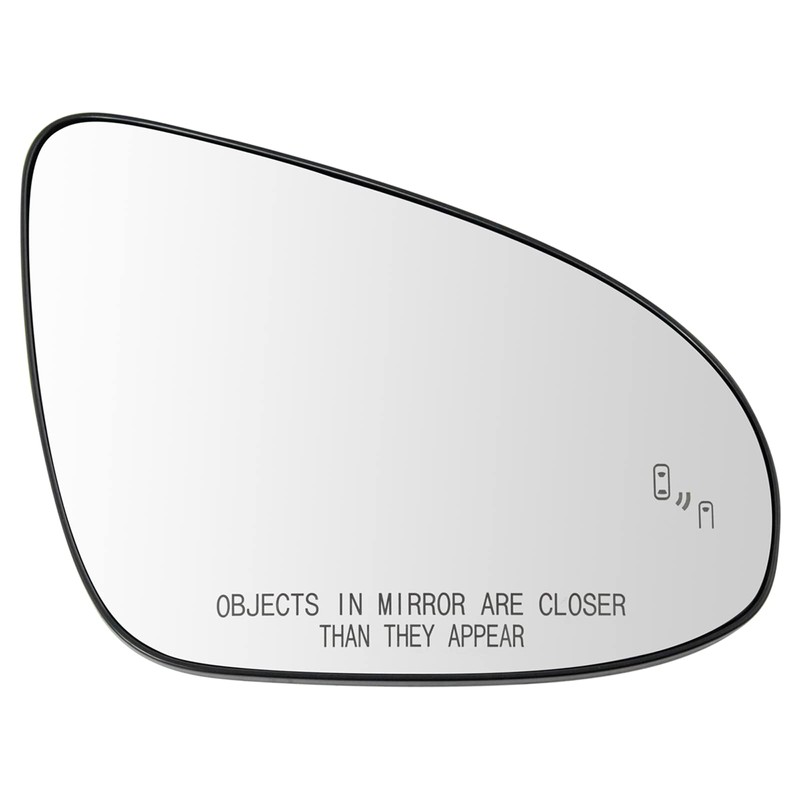 Driver and Passenger Side Heated Mirror Glass with Blind Spot