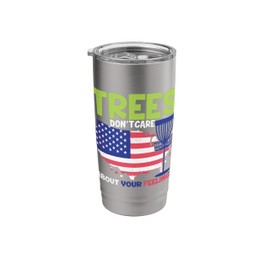 Ultimate Frisbees Tree Disc Golf Basket Stainless Steel Insulated Tumbler