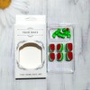 Watermelon Press on Toenails - 24pcs Short Square Fake Toenails
