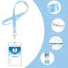 24 Pack Lanyards for ID Badges Cruise Lanyard for Ship