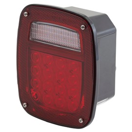 Grote G5092-5 Hi Count LED Stop Tail Turn Light (LH with License Window) , red