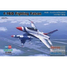 Hobby Boss HBS80275 1:72 Hobby Boss F-16D Fighting Falcon #80275