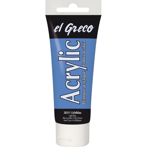El Greco Acrylic Paint 75 ml Light Blue