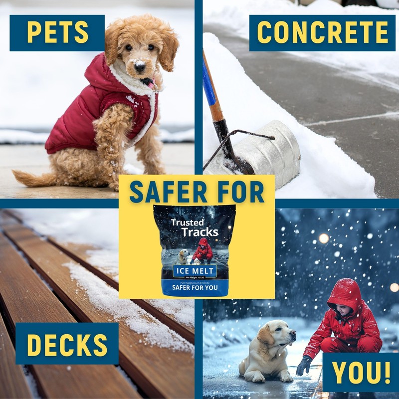 FIREKI Ice Melt, Pet Safe Ice Melt, 10 LBS Premium