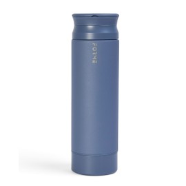 FORME - Blender Shaker Bottle, Leakproof Double Insulated Stainless Steel, Noiseless Shaker Bottle for Hot & Cold Drinks with Supplement Storage, Ideal for Protein & Shakes (Slate Blue, 16.9 ounces)