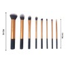METREY Soft Synthetic Bristles Makeup Brushes - Bronze, Pack of