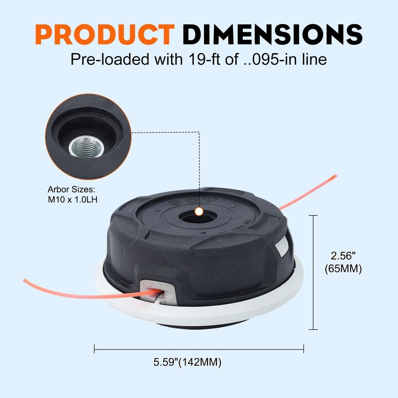 Hipa C26-2 Autocut Trimmer Head for Stihl FS56RC String Trimmer