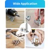 DIVANC 550Pcs 304 Stainless Steel Wood Screws Assortment Kit, Phillips