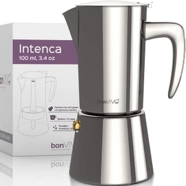 BonVivo Intenca Stainless Steel Espresso Maker
