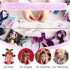 2Pcs Headbands for Women Girls Satin Black Headband Plain Wide