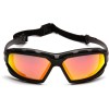 Pyramex Highlander Padded Protective UV SUNGLASSES RED MIRROR ANSI Z87+
