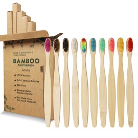 Bamboo toothbrushes.