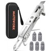 Matework 6 in 1 Caulking Tool, Stainless Steel Caulk Remover