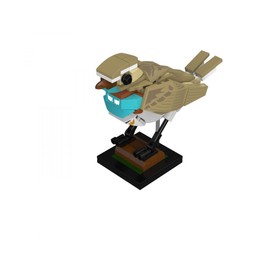 BlueBrixx Pro 108365 - Bluethroat made of clamping blocks with 157 building elements