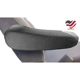Car Console Covers Plus Made in USA Pair of Neoprene Armrest Covers for Fold Down Armrests Designed for Toyota Sienna Models 2000-2015 Gray
