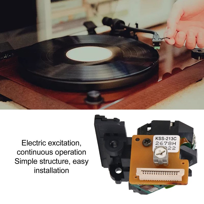 ViaGasaFamido Single Channel Optical Head Replacement Optical Pick Up Lens