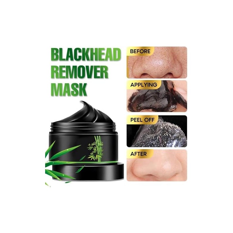 Kit de Mascarilla Eliminadora de Puntos Negros de Carbón Despegable